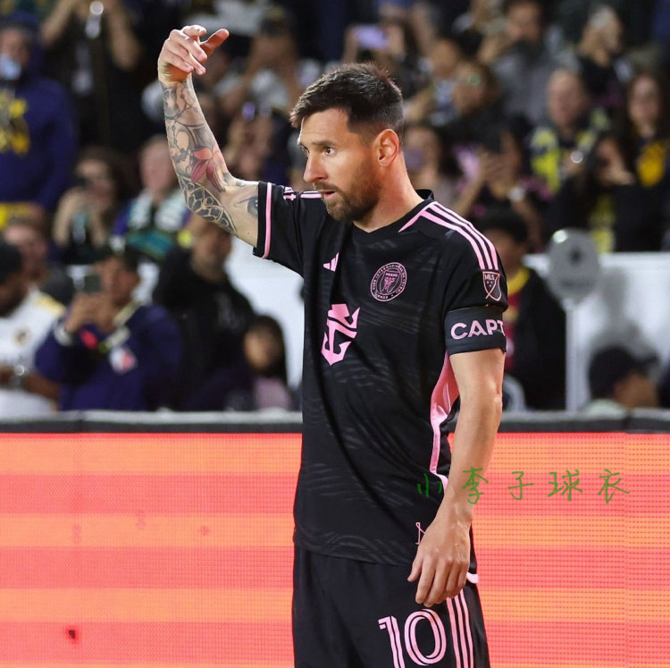 亲测~正品美职联迈阿密国际10号梅西球衣球员版2425客场苏亚雷斯足球