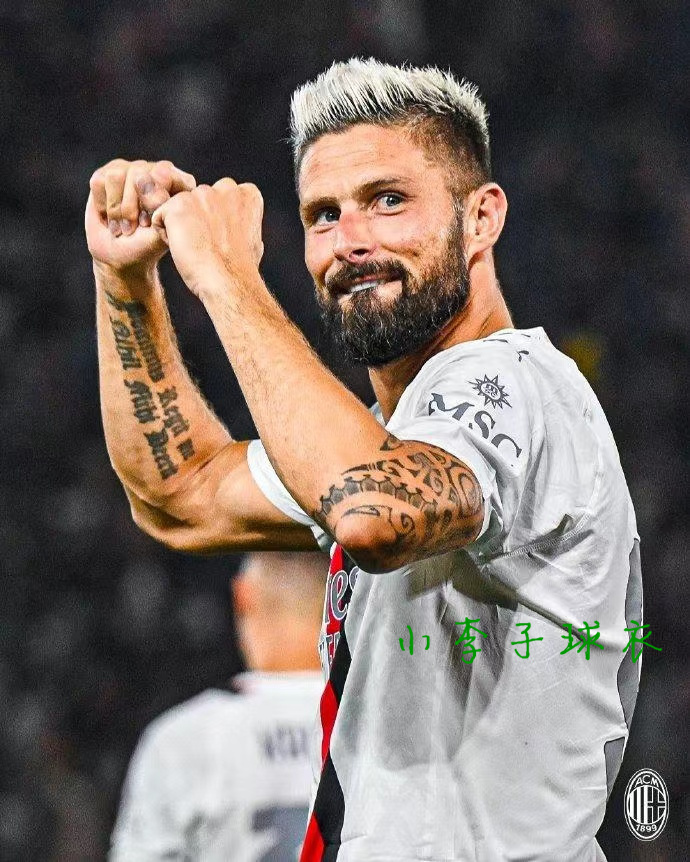 正品ac米兰球衣11号普利希奇伊布2324客场22卡卡10莱奥吉鲁足球服