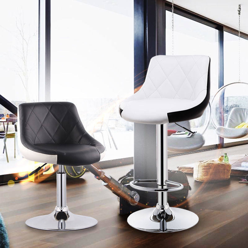 吧台椅酒吧椅现代简约吧椅家用高脚凳靠背高凳子升降吧凳美容椅子