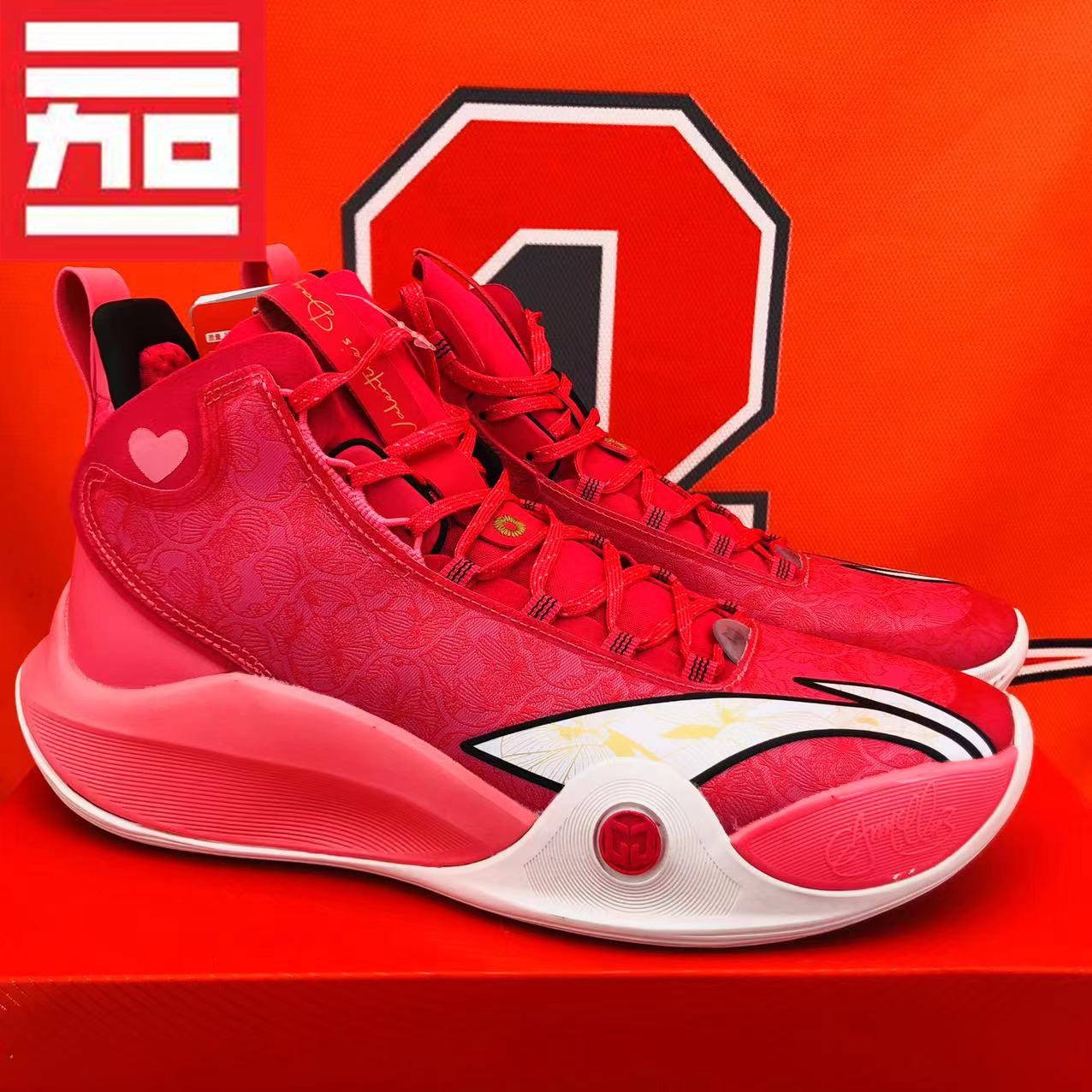 李宁cj1迈克勒姆男款玫瑰之城情人节婚礼篮球篮球鞋