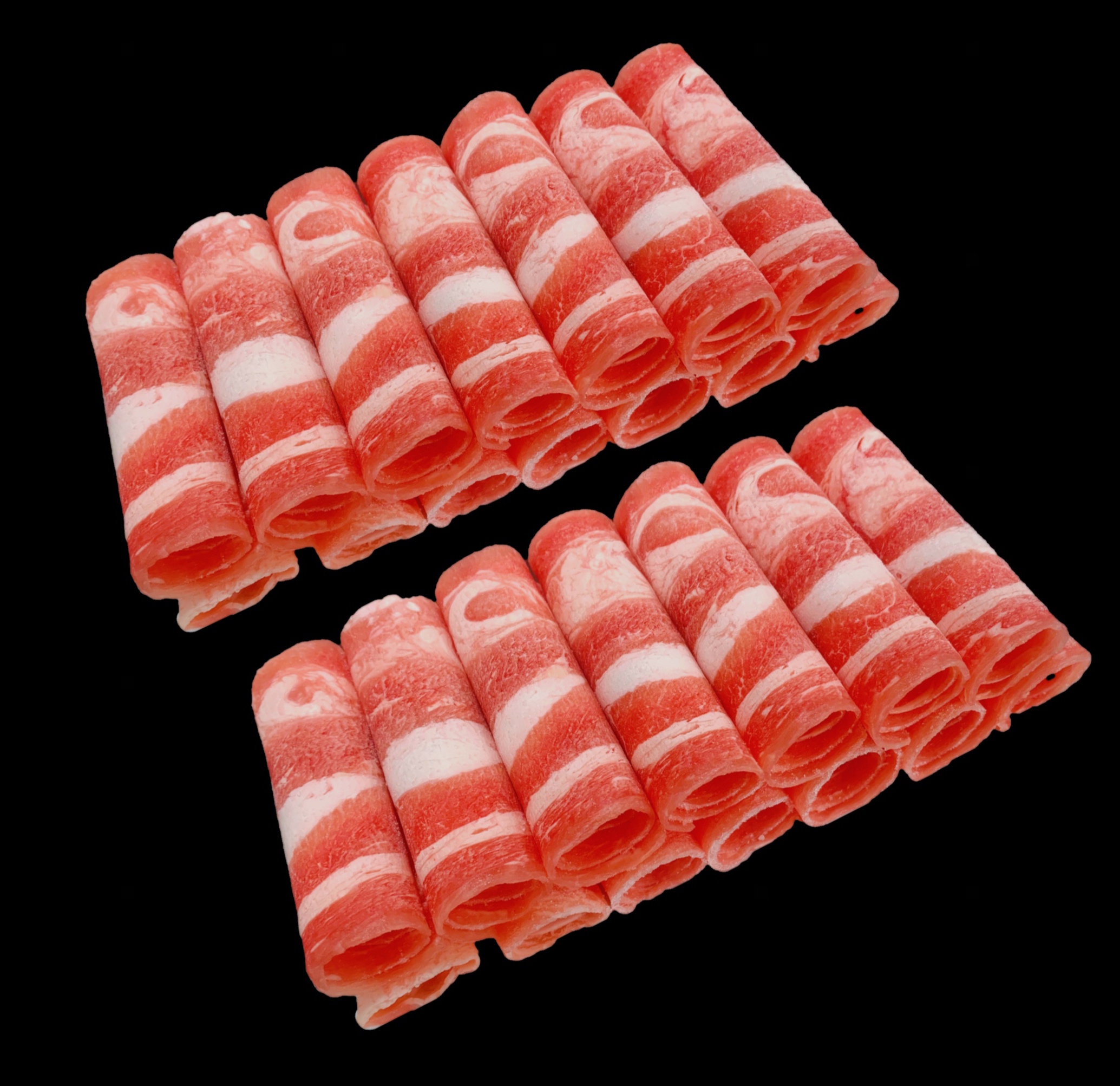 山联新鲜雪花肥牛200克x4盒牛肉片烤肉汤锅牛肉卷