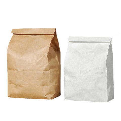 企业店:不吹牛食品包装袋牛皮纸袋冰箱收纳加厚面包级白色防油纸袋子