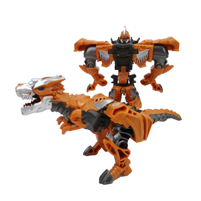 儿童变形恐龙玩具金刚一步变身机器人儿童机器人