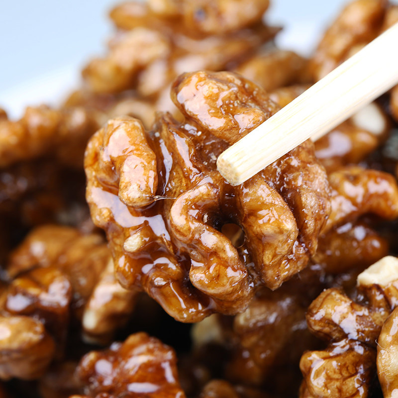 🐝山之妙琥珀核桃仁孕妇坚果香酥蜂蜜纸皮核桃肉炒货山核桃仁500g 9