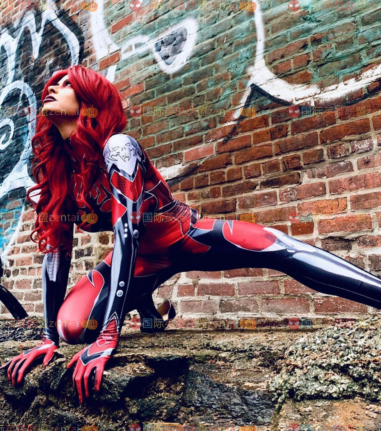 女款英雄扮演寡妇蜘蛛侠cosplay性感连体紧身衣万圣节cosplay女装