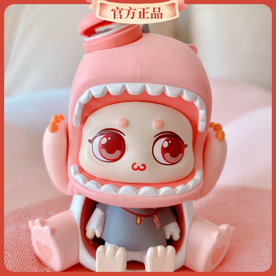 抢券活动仅剩00:00:00正版嘿粉娃娃恐龙妹kibbi旅行日记系列盲盒整盒