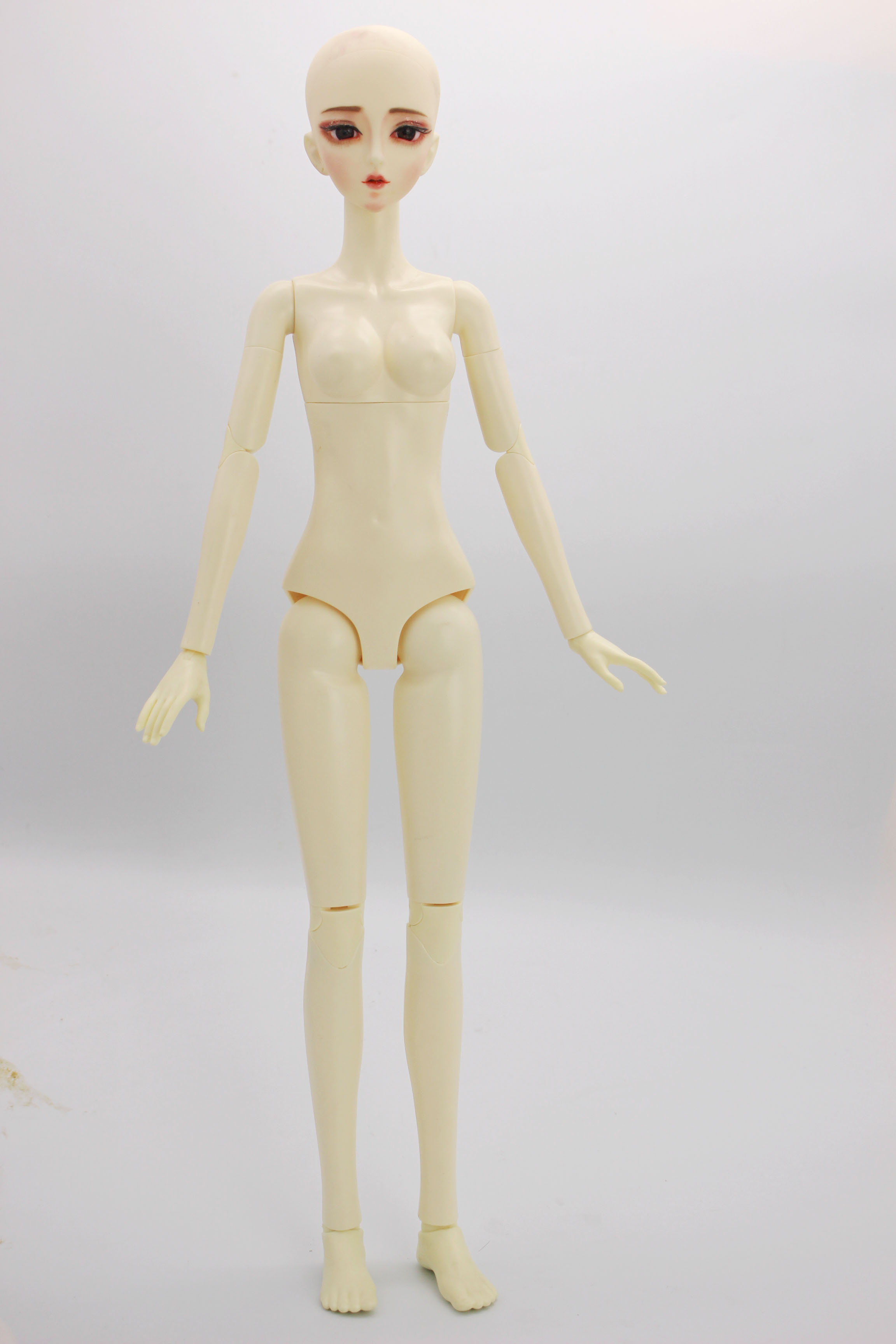 长安美白sd娃娃手绘肌改bjd赋娃裸头素体过家家玩具