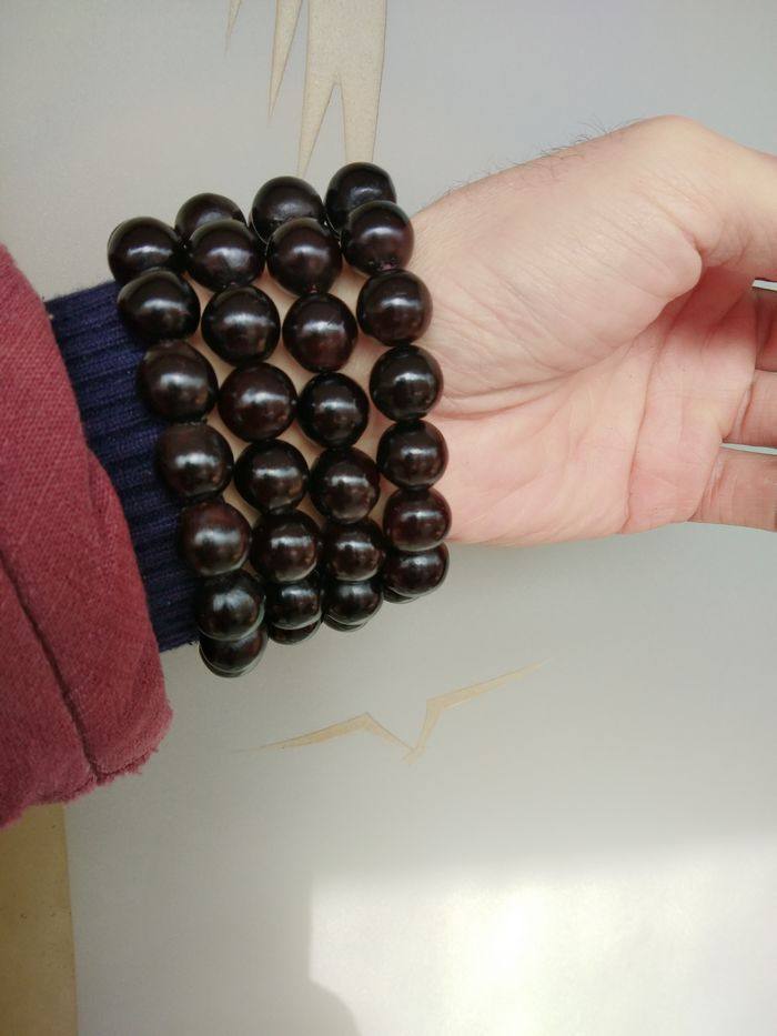 野生木患子手串鬼见愁佛珠 不带三通佛塔款一圈无患子素串