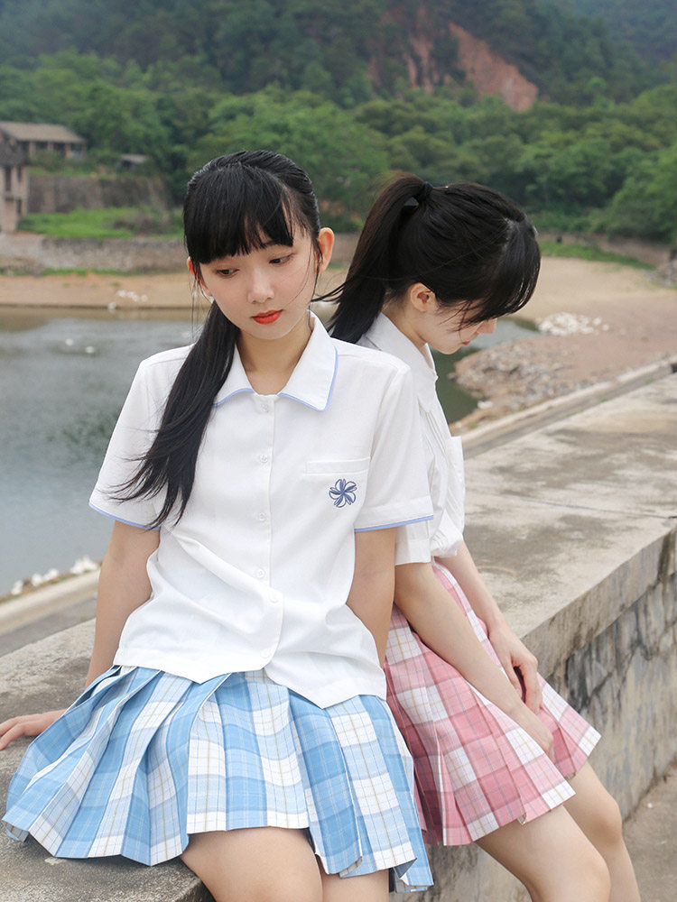 jk短裙半身百褶格裙漫画制服正品湫奈原创学生校服