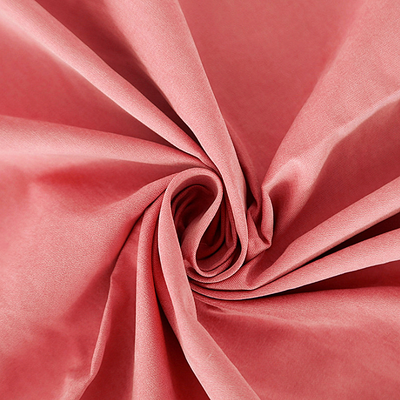 锦涤桃皮羽绒服斜纹磨毛布料布头马面风衣外套海绵垫