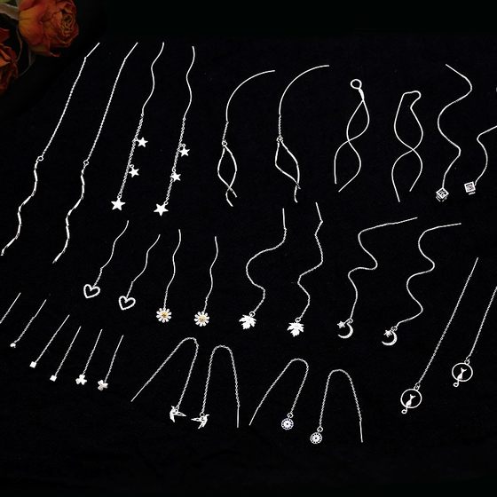 S925 sterling silver thousands of paper crane ears, simple design, temperament versatile ear ring Korean female 2020 new tide students S925 sterling silver thousands of paper crane ears, simple design, temperament versatile ear ring Korean female 2020 new tide students