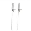 S925 sterling silver thousands of paper crane ears, simple design, temperament versatile ear ring Korean female 2020 new tide students S925 sterling silver thousands of paper crane ears, simple design, temperament versatile ear ring Korean female 2020 new tide students