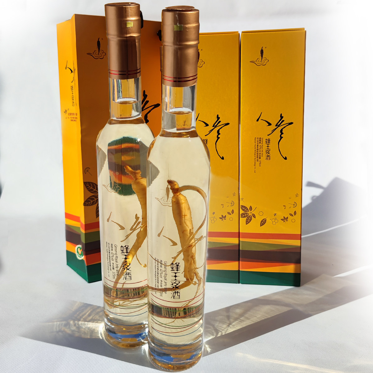 华泰人参蜂王浆373ml礼盒装白酒 - 淘乐搜