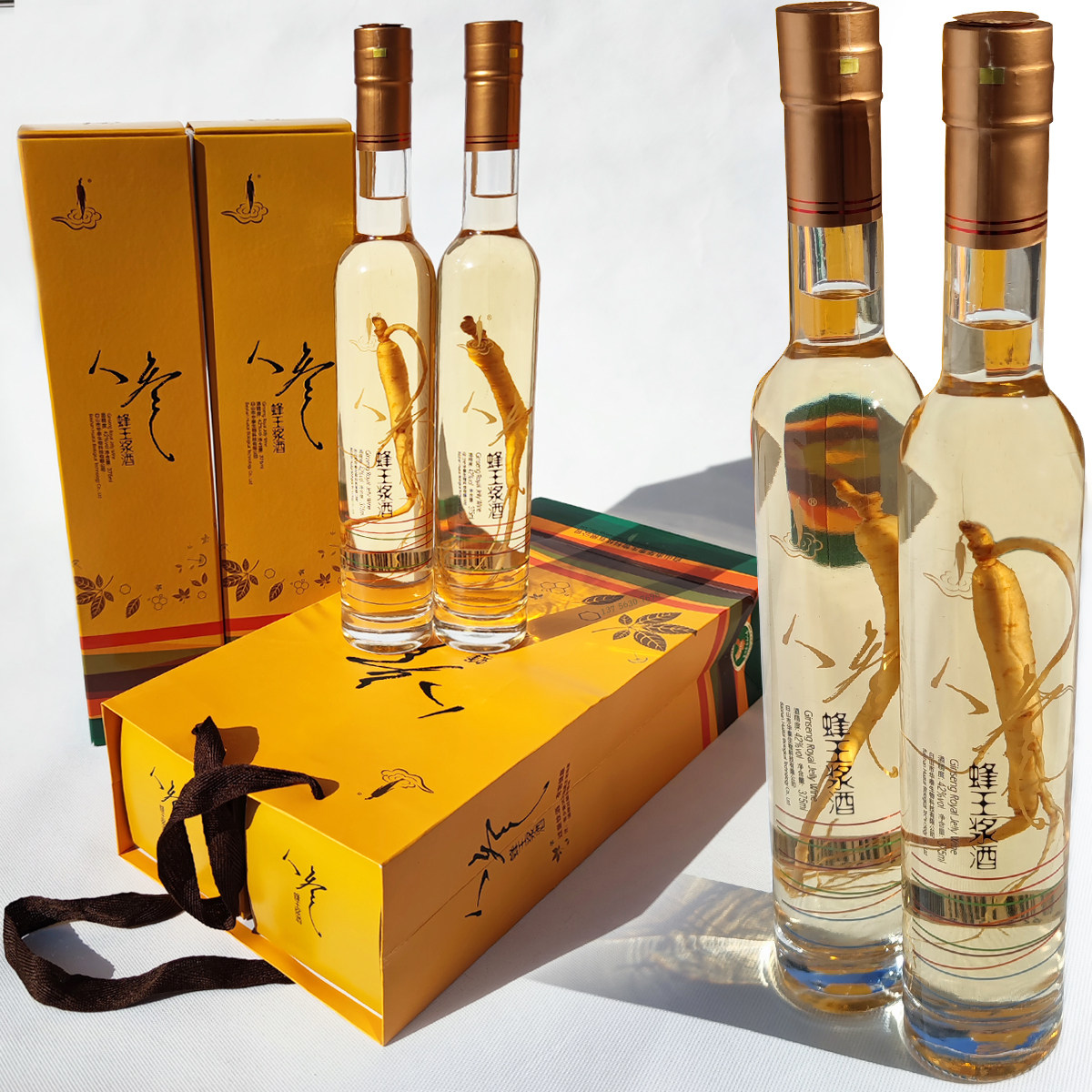 华泰人参蜂王浆373ml礼盒装白酒 - 淘乐搜