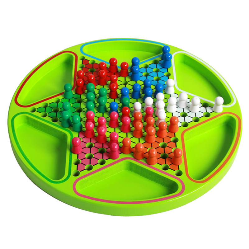 跳棋木质大号儿童益智棋类游戏棋小学生亲子智力玩具8-12岁男童