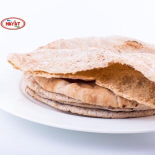 地中海师傅制作全麦阿拉伯大饼wholewheat bread保质期3天 arabic