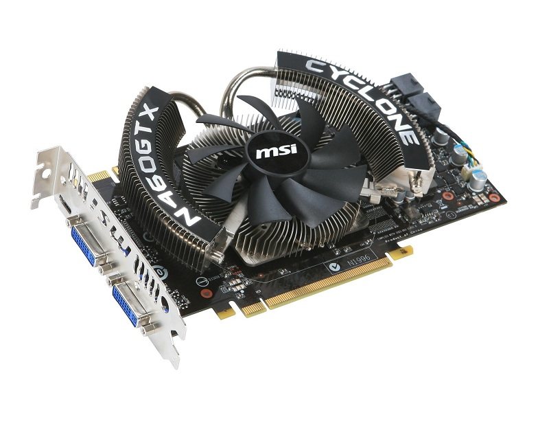 拆机微星gtx460 768m 1g d5 pci-e显卡minihdmi dvi*2 游戏工作室