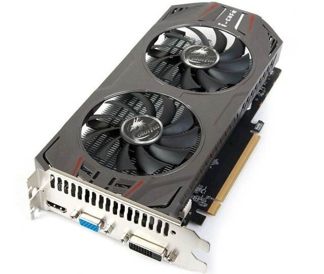 拆机七彩虹微星gtx750ti2g128bd5游戏显卡高清显卡