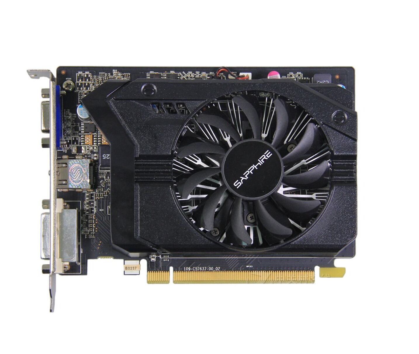 拆机蓝宝石r71g2g128bd5pcie游戏高清显卡