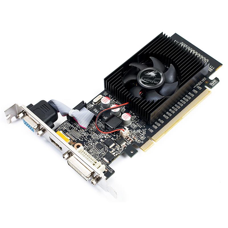 包邮拆机7彩虹 gt610 cf黄金版 灵动鲨 1g 2g 低功耗 显卡d3 hdmi
