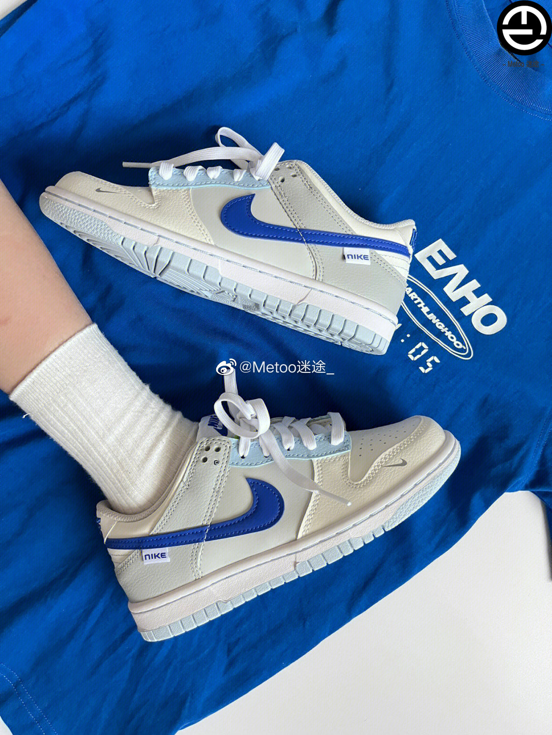 nike耐克dunklow女子新款湖盐蓝低帮潮流板鞋板鞋