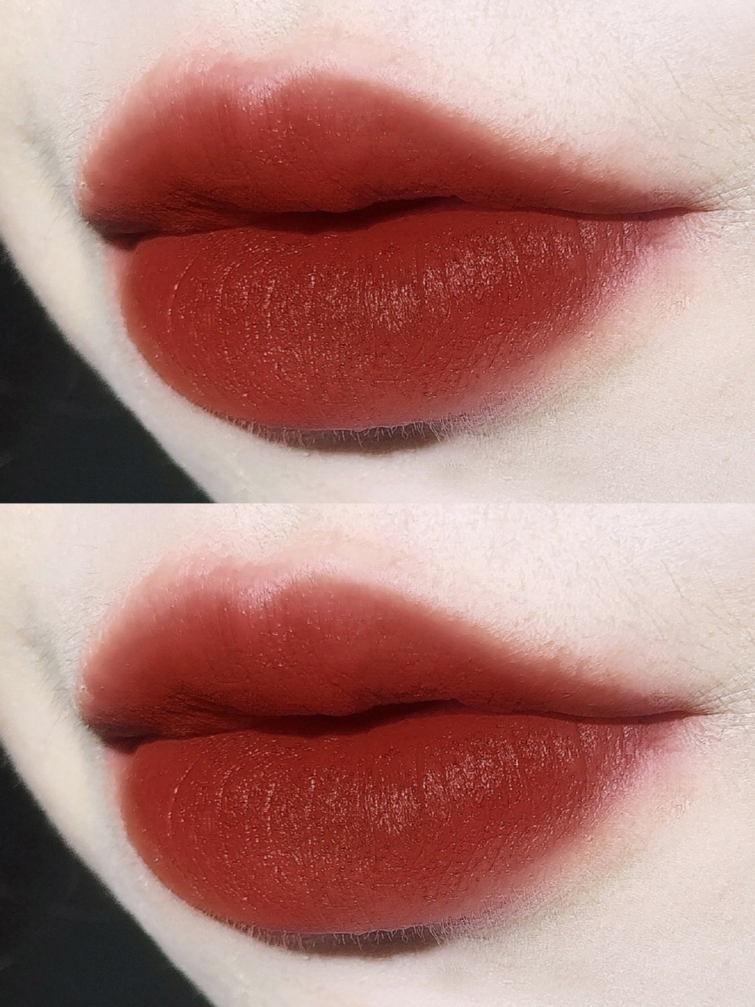 3ce方管雾面哑光粗管口口红脏橘南瓜色砖红色唇膏