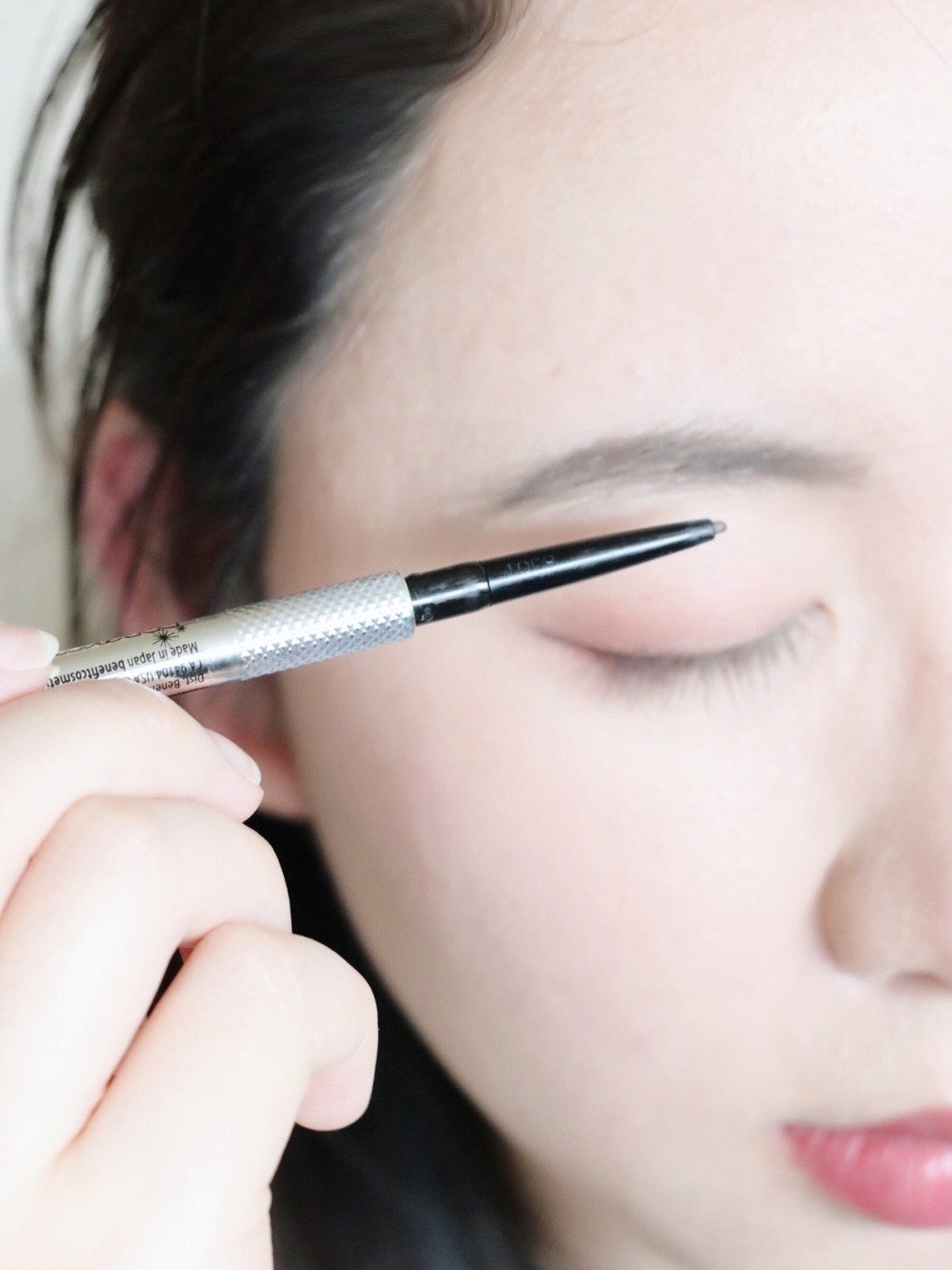 眉笔benefit贝玲妃极细根根分明精雕细琢自动35带眉眉笔