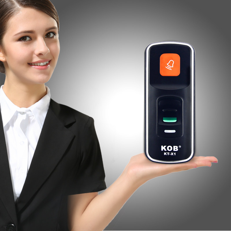 指纹kob品牌门禁机单门一体机采集刷卡开锁感应卡考勤门禁
