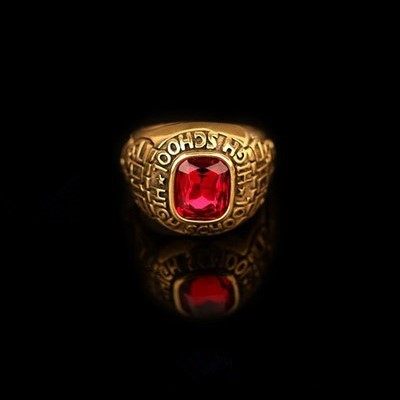 戒指售完即止西点军校男钛个性潮男时尚亚克力戒指