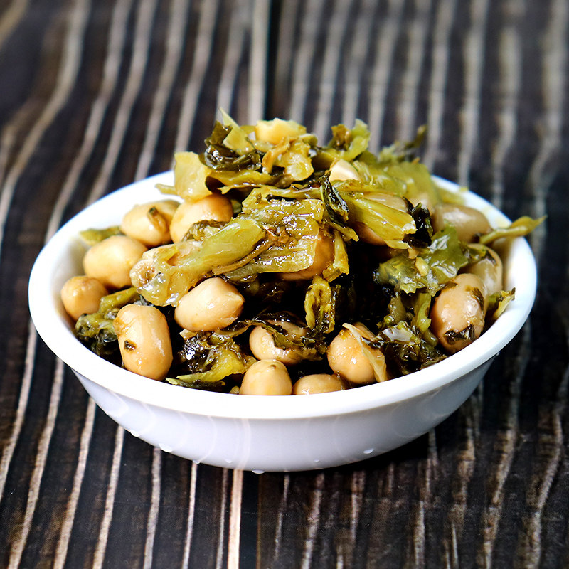 熟客梅菜花生80g30袋下饭菜清粥小菜零食开袋腌制