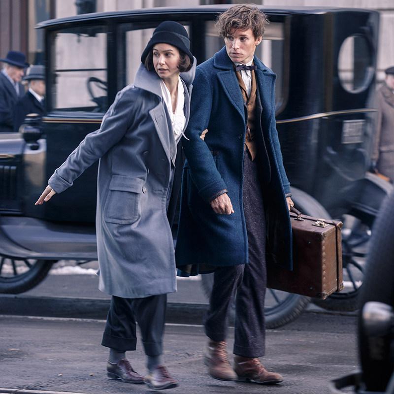 神奇动物cosplay特斯卡曼newtscamander羊绒英伦大衣风衣毛呢大衣