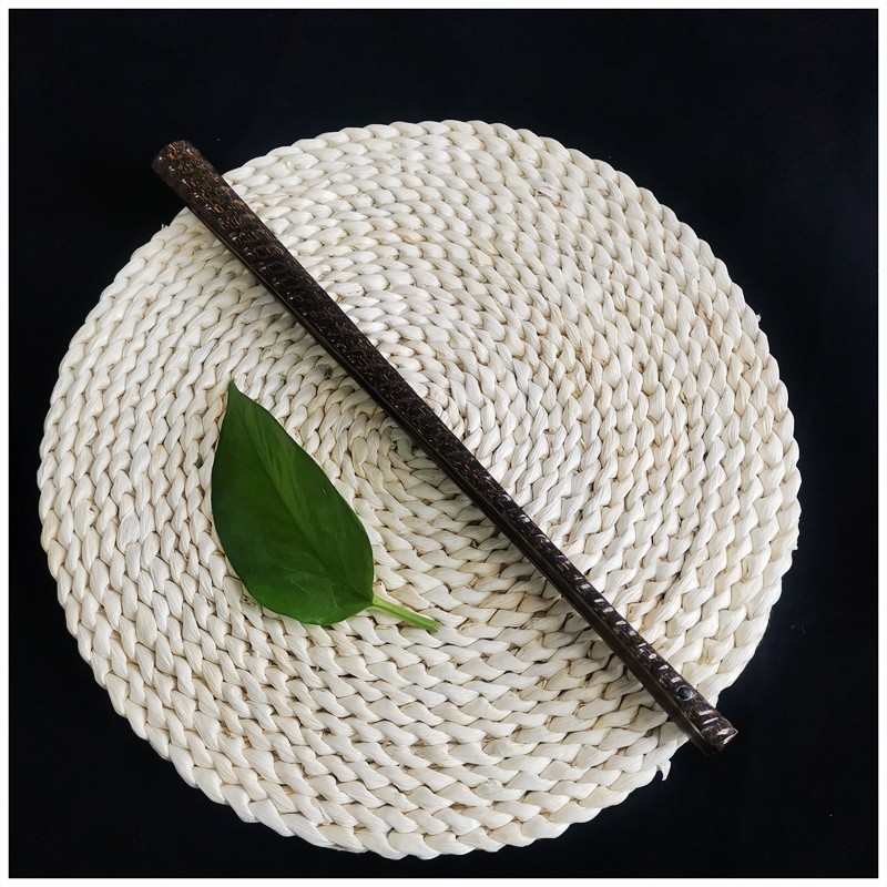 全棕搓节老料棕竹扇95寸挑灯方直方折扇折扇罗汉扇子