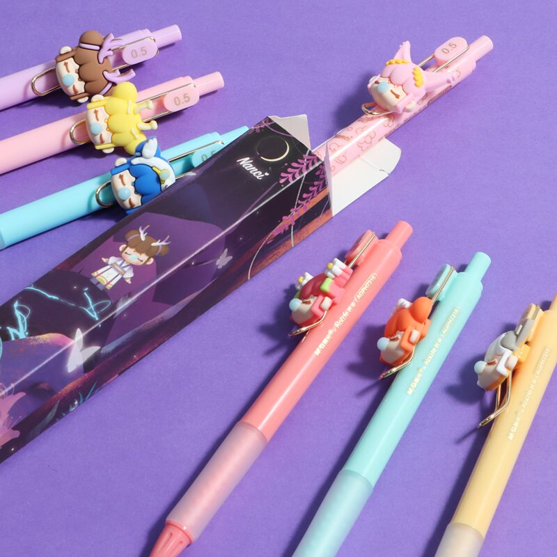 晨光林深不知处盲盒联名囡茜nanci小狐仙按动中性笔中性笔