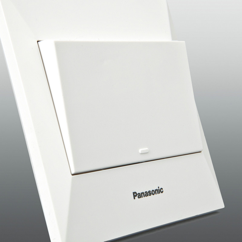 松下开关插座86型新适佳系列单开单控开关一位单联开关面板wmy501