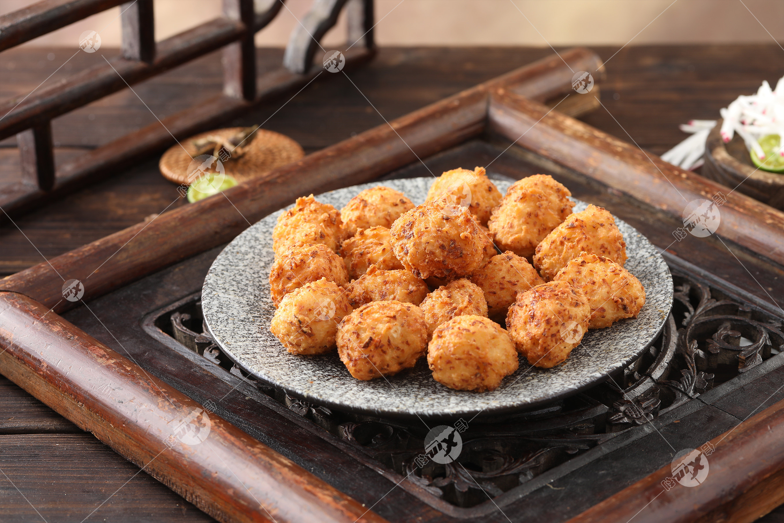 鞍山市上海信利熏腊萝卜丸子500克满2斤以上包邮豆腐干