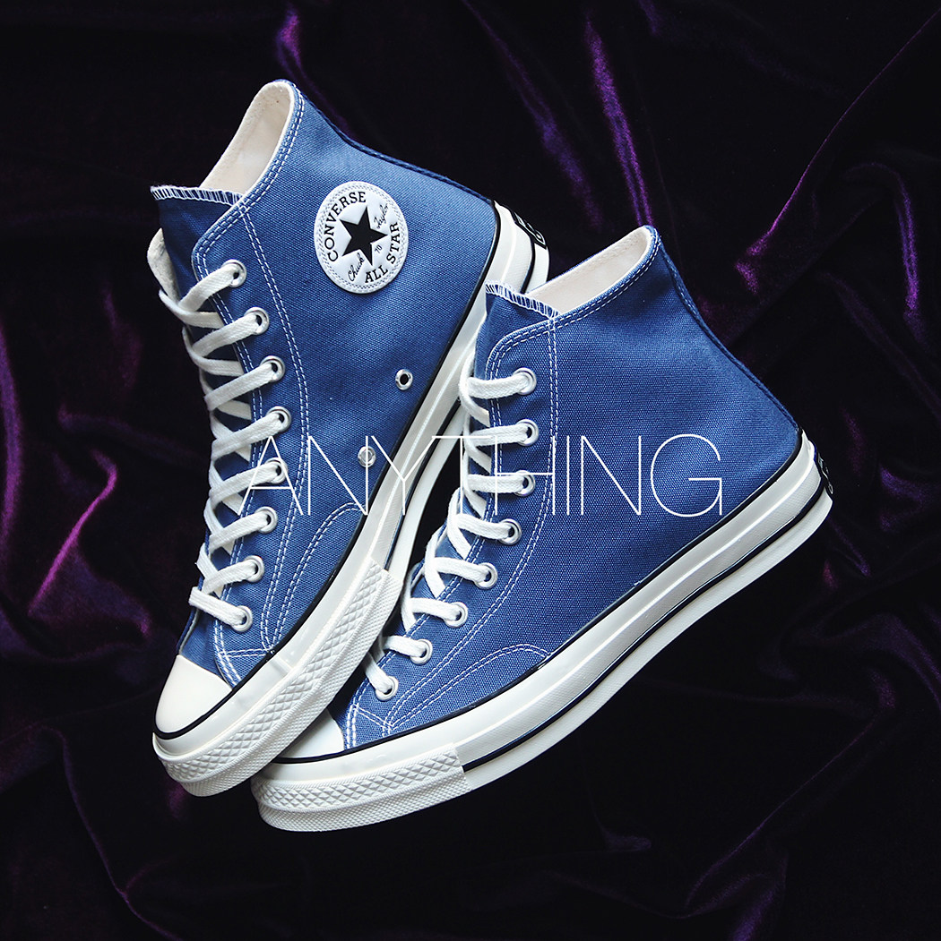 converse匡威1970s海军蓝高三星星标帆布布鞋男鞋帆布鞋