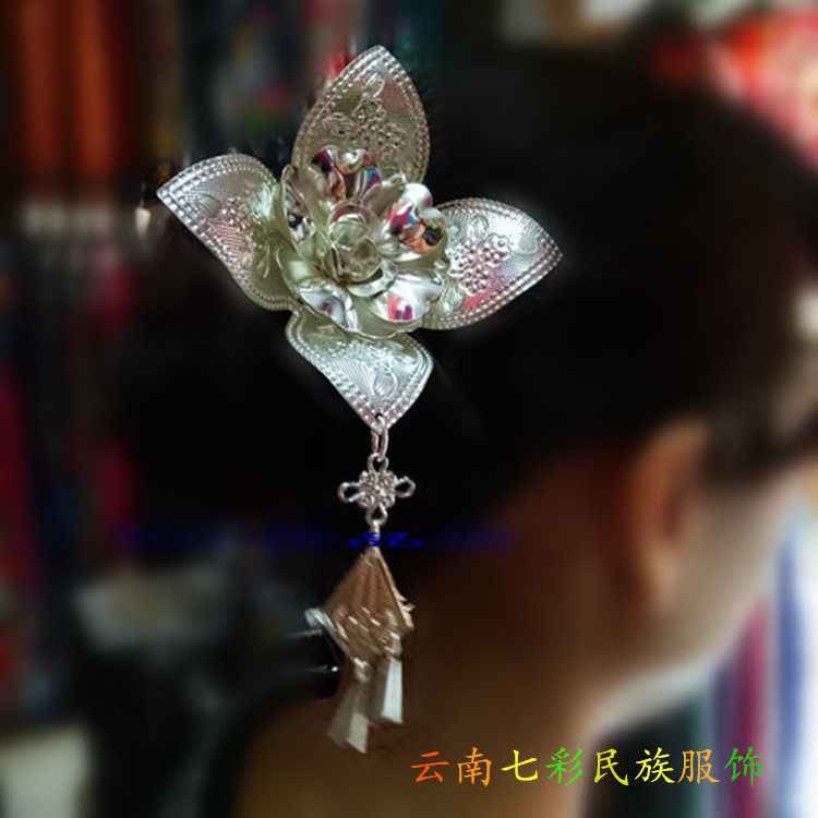 新款泰国头饰傣族风格头花迎宾礼仪盘头发饰品发饰