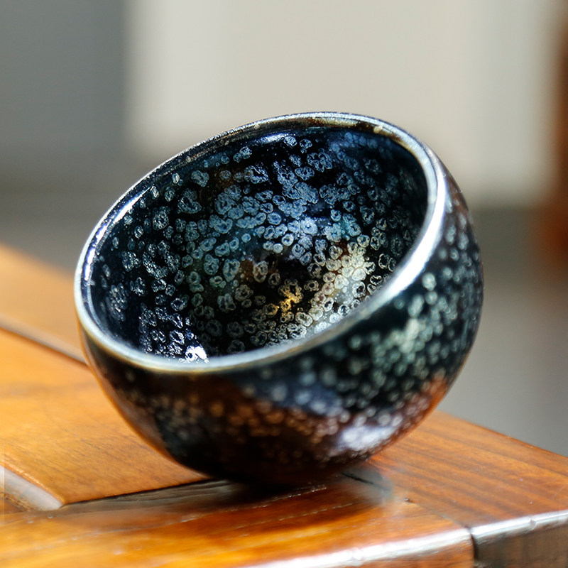 武夷建盏徐贵旺油滴盏纯手工主人杯单杯建窑茶杯茶杯