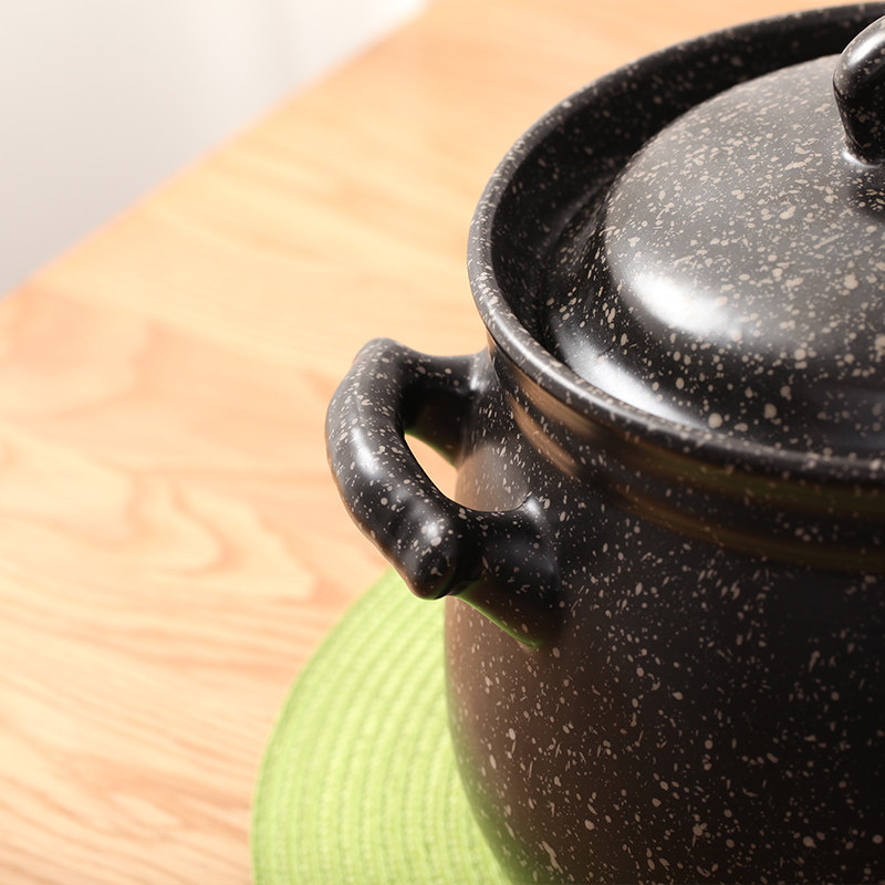 麦饭石砂锅炖锅家用煲汤锅陶瓷燃气耐高温养生专用石锅汤煲沙锅粥