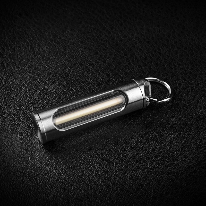 cooyoo酷友钛合金氚气管吊坠 瑞士进口25年自发光项链 edc钥匙扣