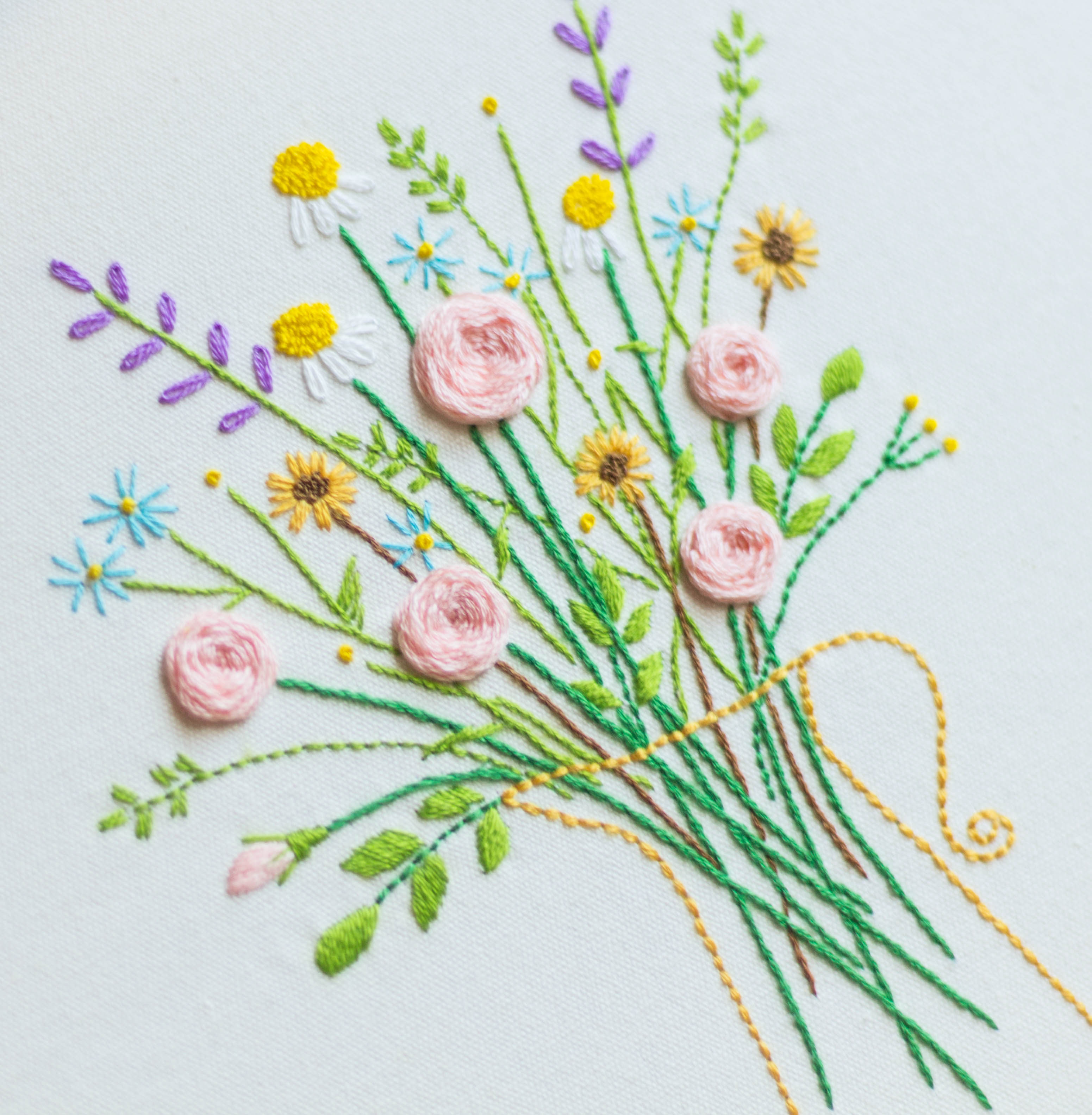 刺绣手工自绣摆件初学者新手入门绣花diy材料包自己绣制作抖音