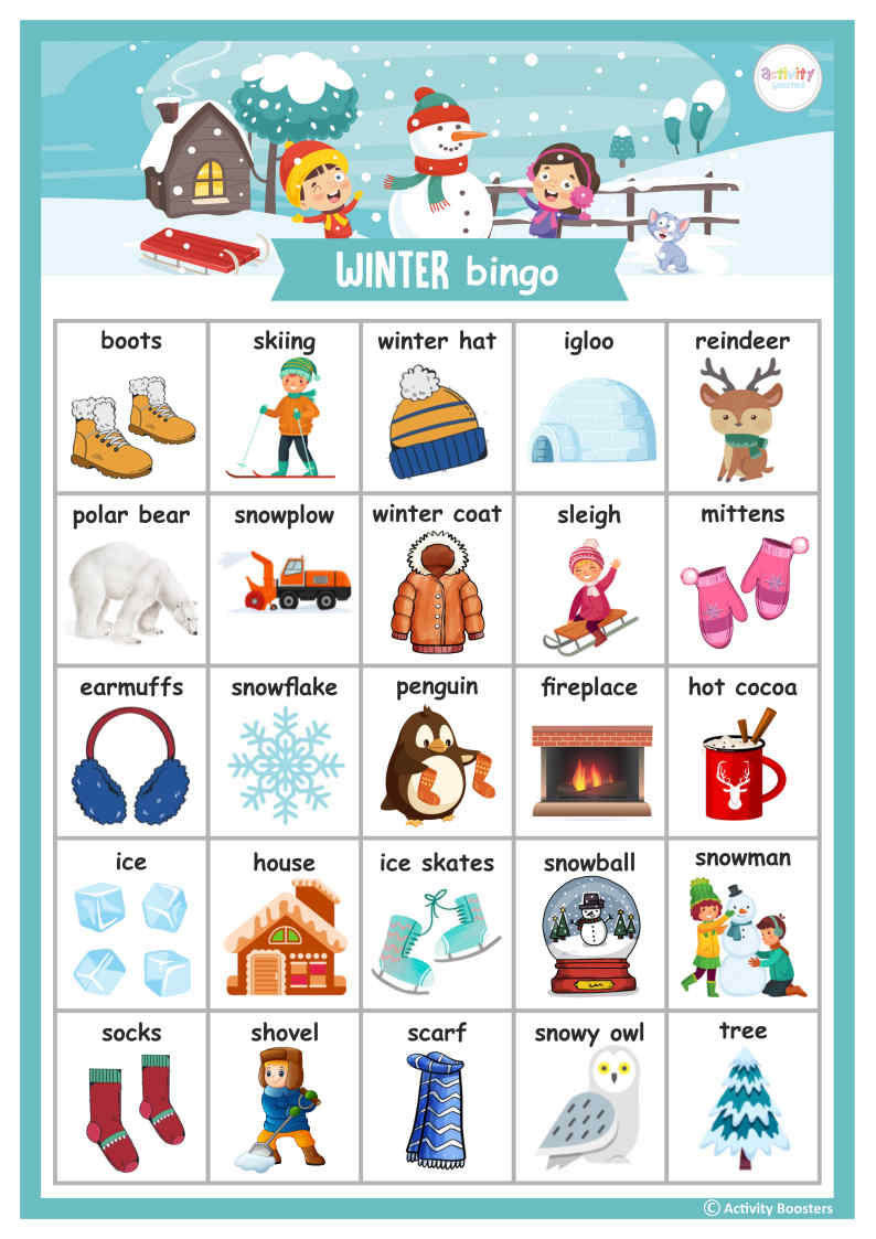 四季天气动物海洋颜色定制英语单词闪卡幼儿早教闪卡