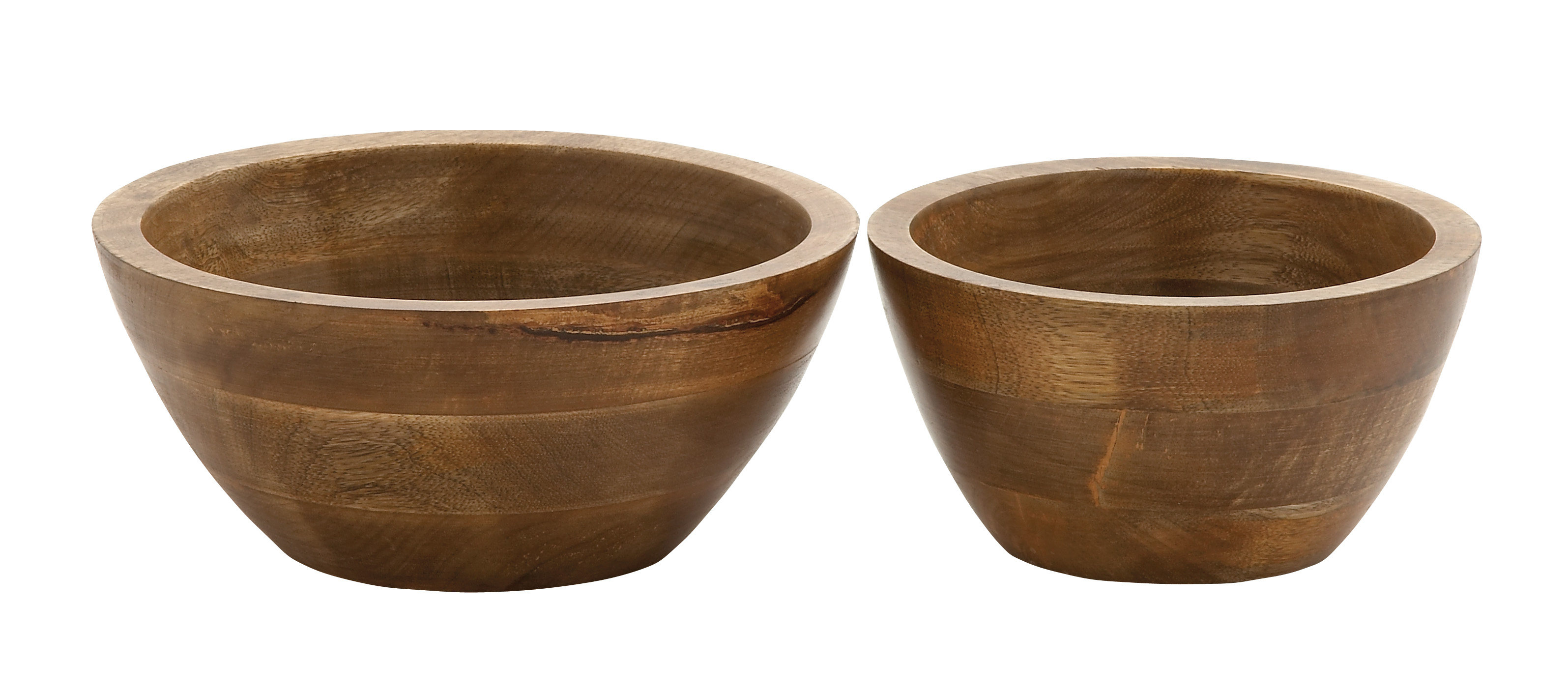 印度手工手工制制作实木防摔两件套木碗餐具成人装饰碗