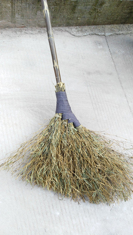 扫把环保手工新鲜竹枝牢固扫帚扫雪厂房扫把