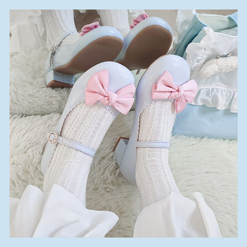 现货梦想岛原创lo甜心玛丽lolita鞋低跟日玛丽珍单鞋