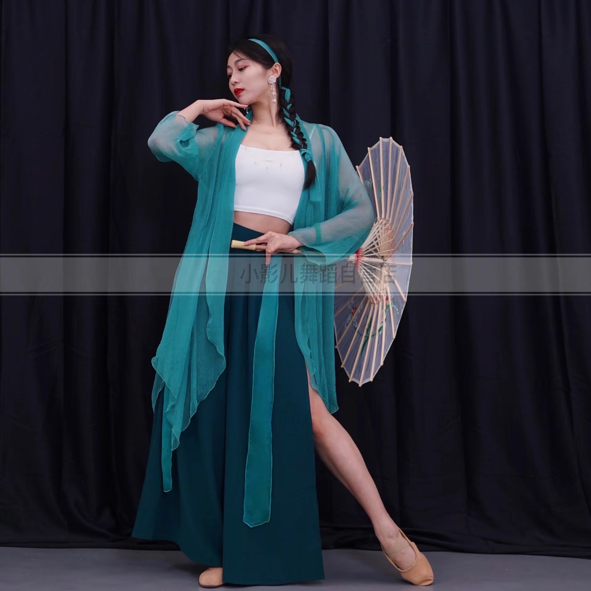 小影影儿舞蹈自营新款青蛇服装日常可穿古典舞服