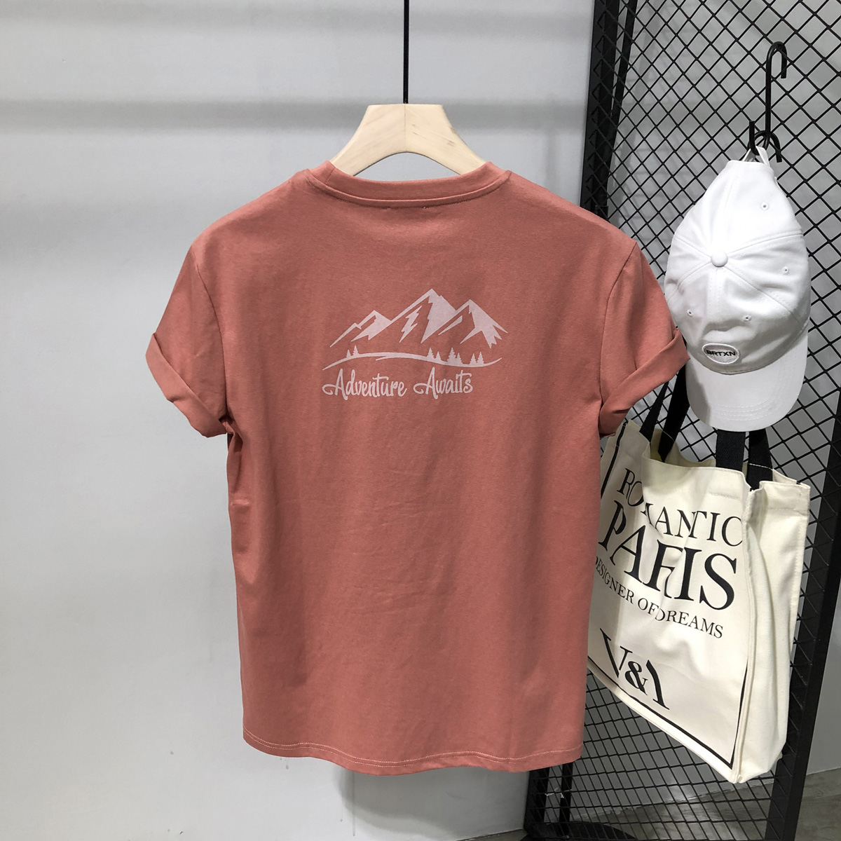 陈邦家▲2022夏季韩版印花修身短袖t恤男士圆领百搭潮流半袖上衣