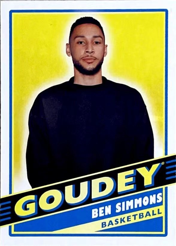 irnba球星upperdeckud西蒙斯bensimmons普特篮球球迷用品