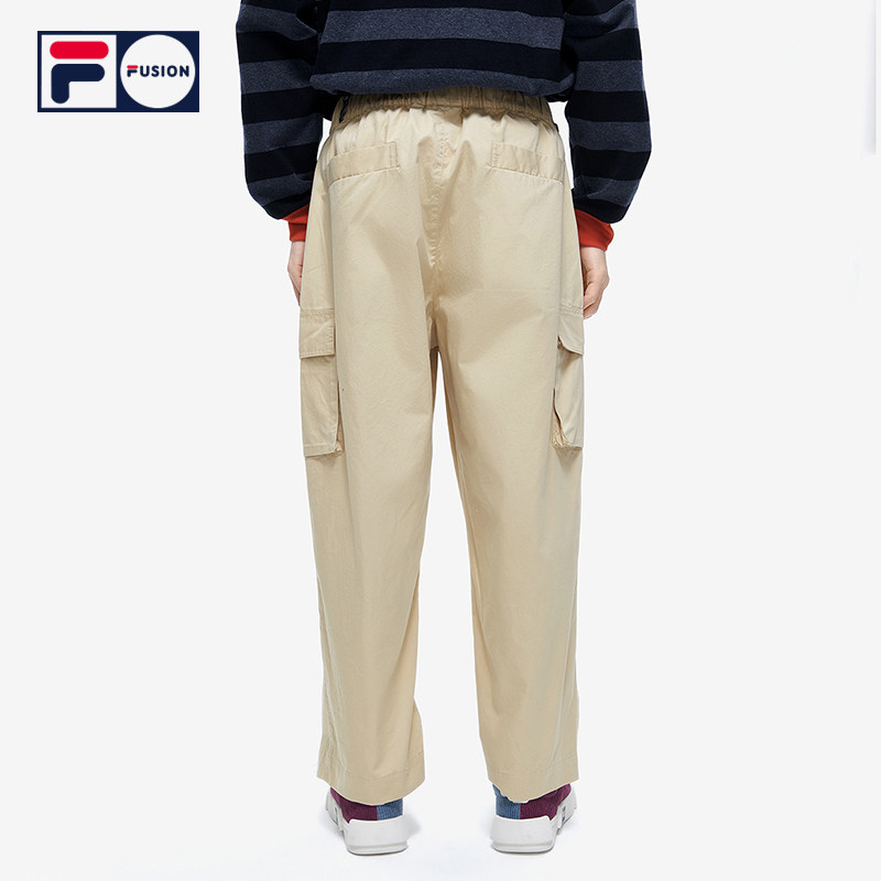 filafusion斐乐潮牌男子梭织长裤2022春季新品潮流工装裤休闲裤