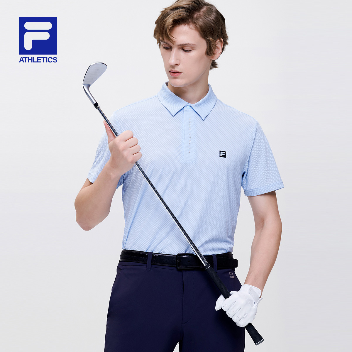 filaathletics斐乐男子polo2021年秋季新款高尔夫短袖运动polo衫